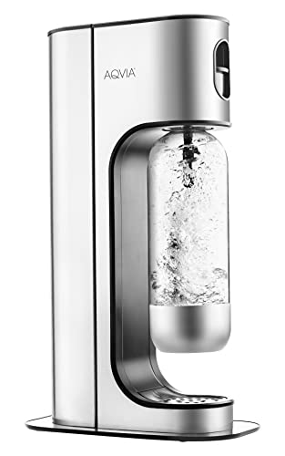 Aqvia Exclusive – Edelstahl Sprudler + 2 PET-Flaschen