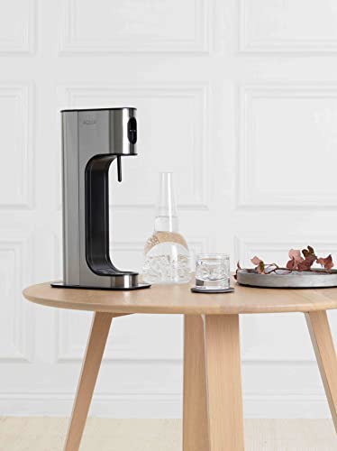 Aqvia Exclusive – Edelstahl Sprudler + 2 PET-Flaschen