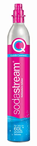 SodaStream QC-Reservepack – Pink, 60L CO₂ & 1L Glasflasche
