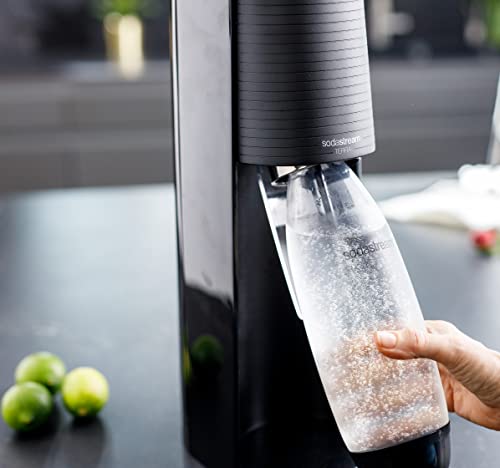 SodaStream Terra Vorteilspack – Schwarz, CO₂ + 2x 1L & 0,5L PET-Flaschen