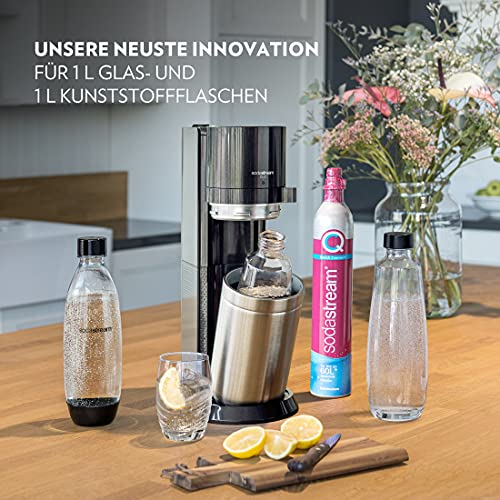 SodaStream Duo – Weiß, CO₂-Zylinder, 2x Glas & 2x 1L PET-Flaschen